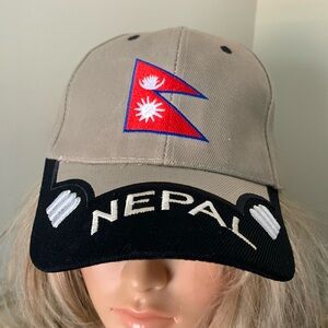 NWOT Nepal Adjustable Flag Hat Made in Nepal